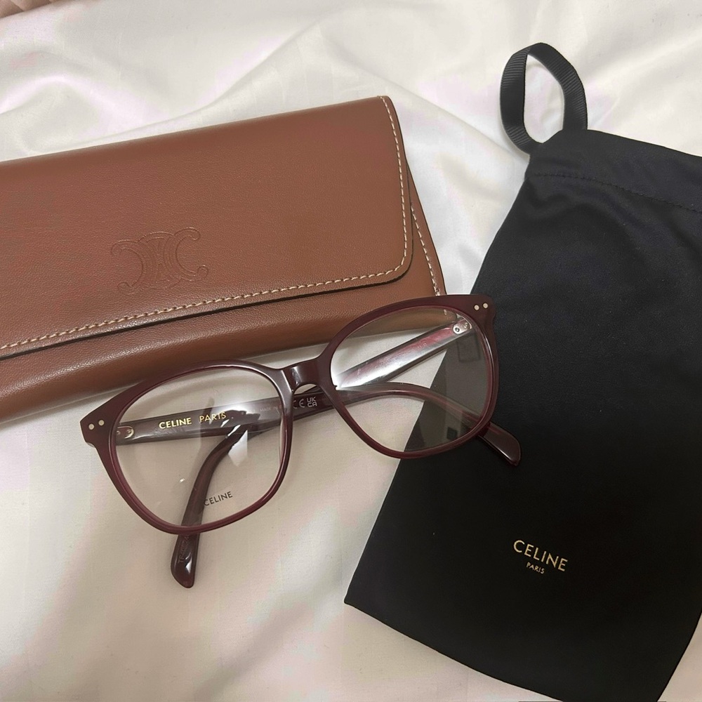 Celine Women's Burgundy Glasses